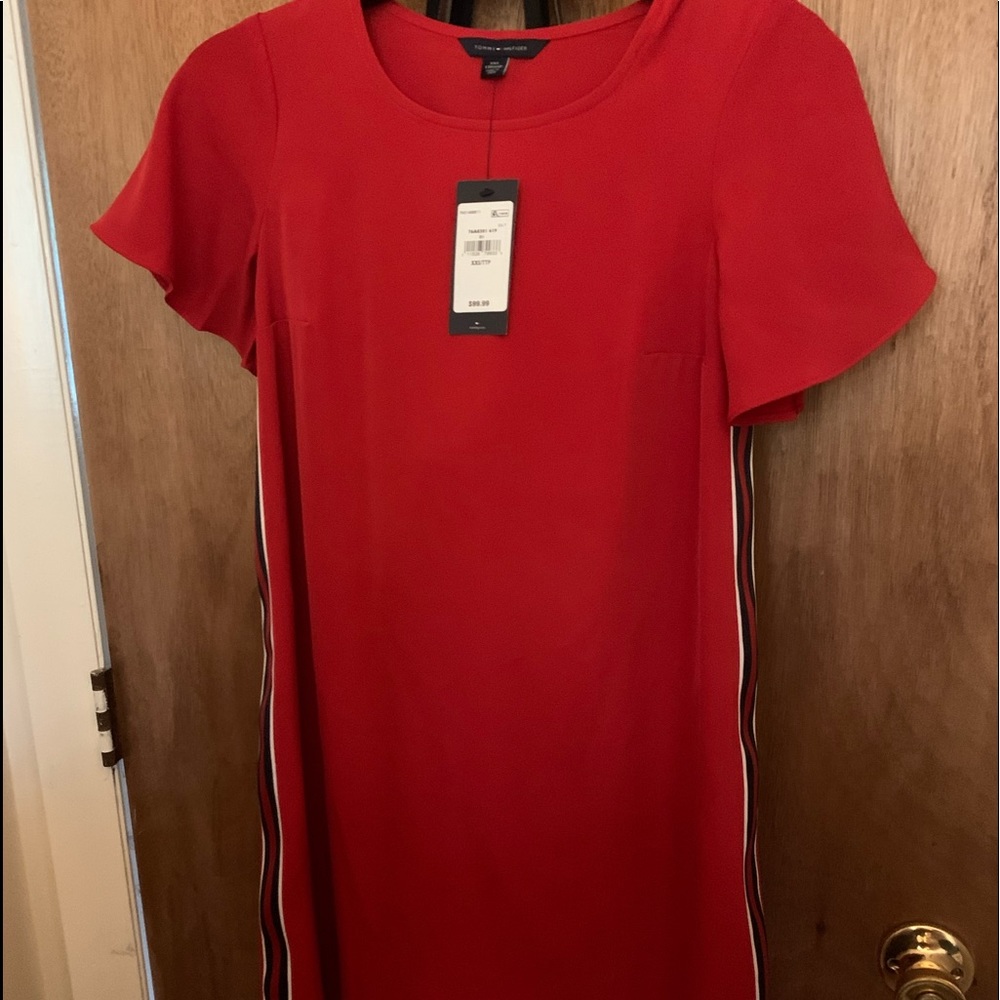 XXS Red Tommy Hilfiger Dress